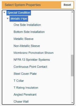 Example for a metallic penetration in STI's System Search
